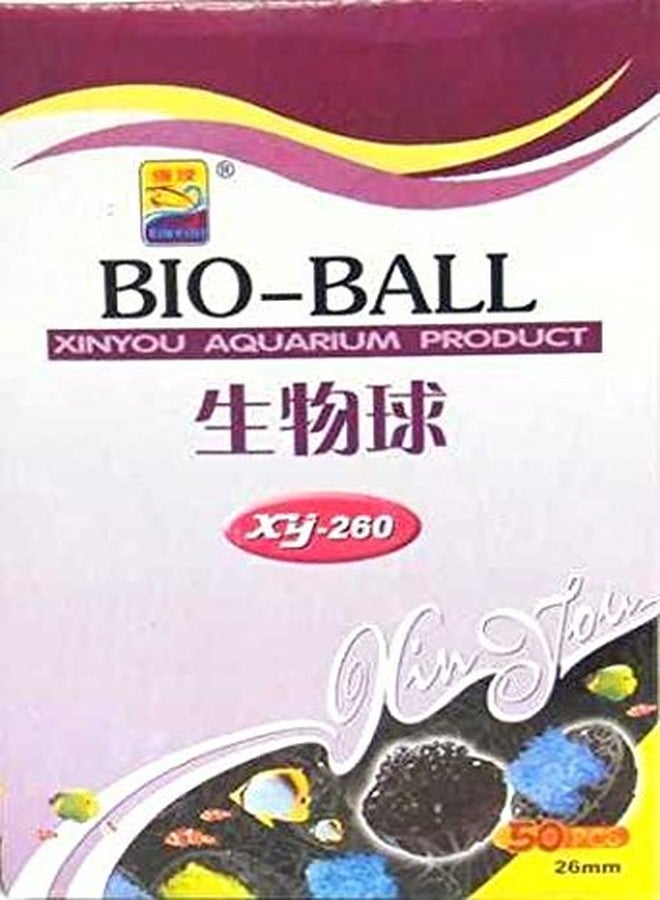 XINYOU Bio Balls with Sponge | 50pcs | 26mm | Aquarium Filter Media - Image 3